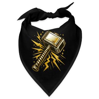 Thors Hammer - Bandana - Schwarz - Vorne