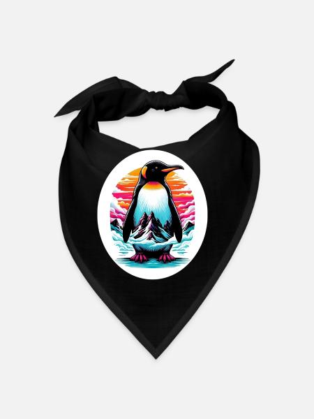 Pinguin - Bandana - Schwarz