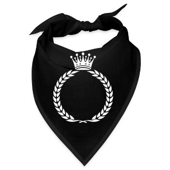 kranz krone - Bandana - Schwarz - Vorne