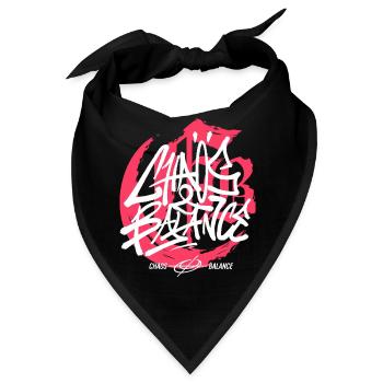 Streetwear Urban Graffiti - Bandana - Schwarz - Vorne
