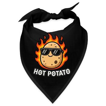 HOT POTATO - Bandana - Schwarz - Vorne