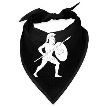 spartan warrior - Bandana - Schwarz - Vorne