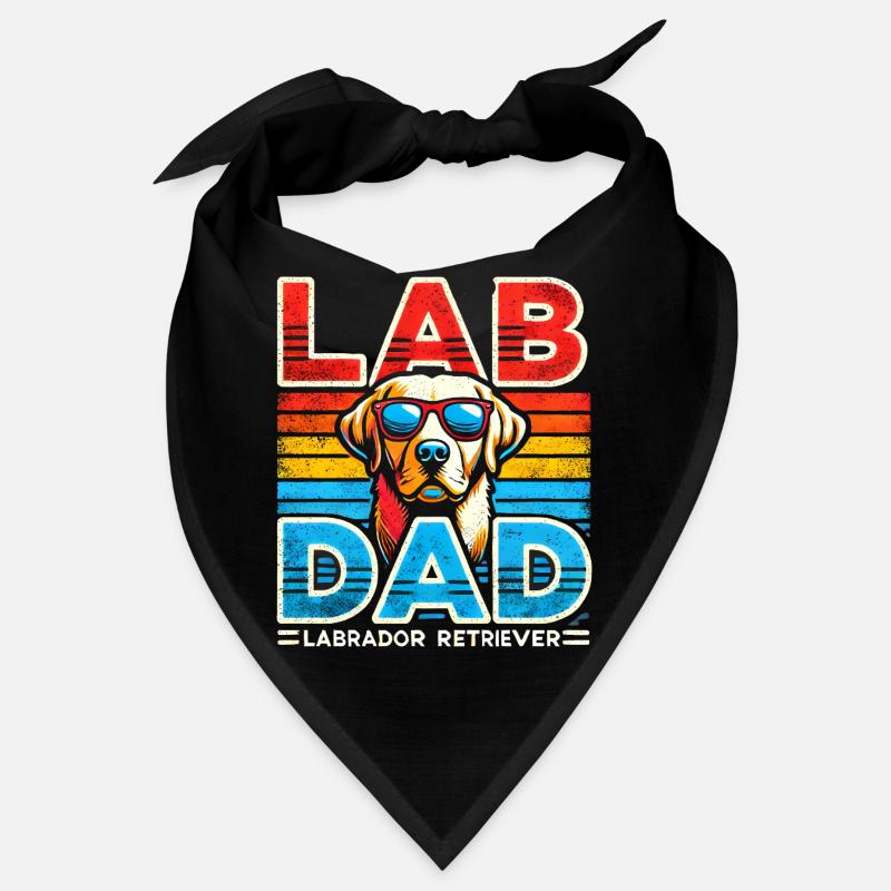 Labrador Dad Retro Sunglasses Bandana