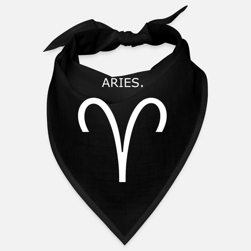 Widder Sternzeichen Idee - Bandana - Schwarz