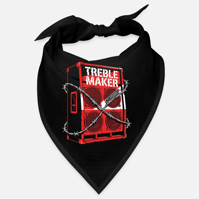 Treble Maker Music Pun Techno Rave Bandana