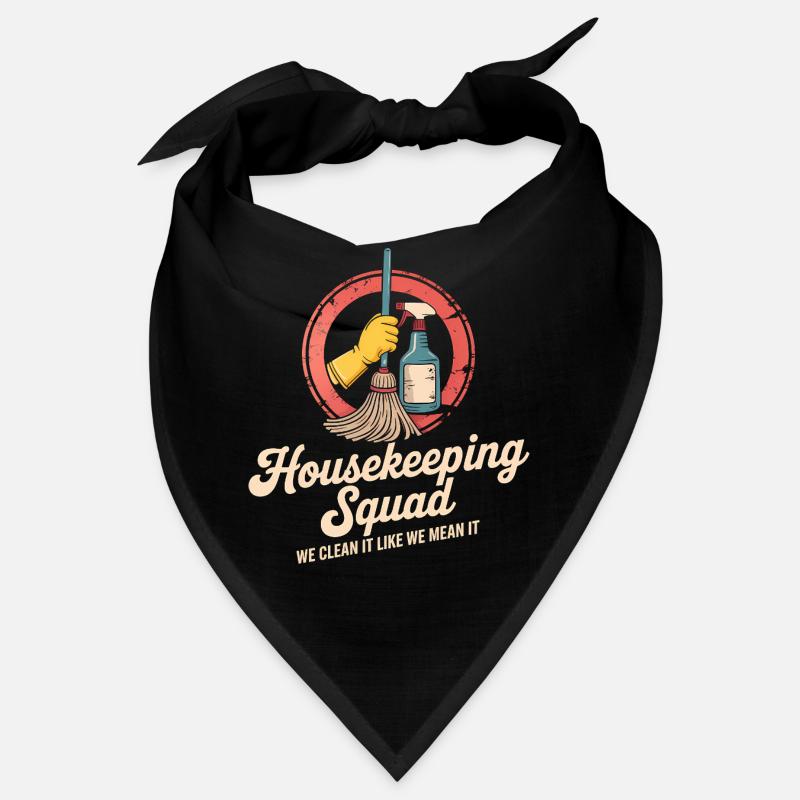 Lustiges Putzen Design Bandana