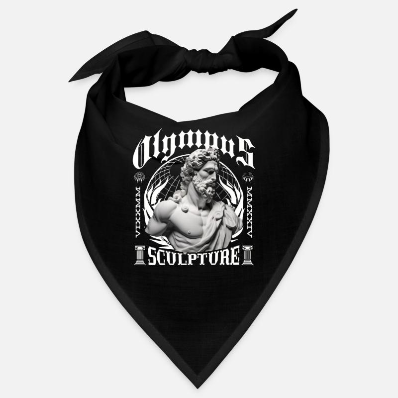 Gothic Skulptur Bust Bandana