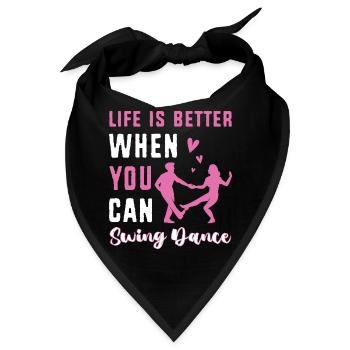 Swing Swing-Musik - Bandana - Schwarz - Vorne