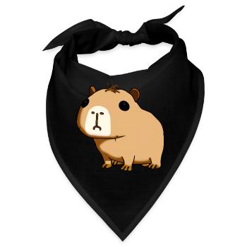 capybara - Bandana - Schwarz - Vorne