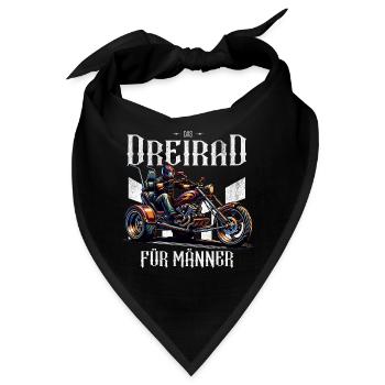 Trike - Dreirad für Männer - zum Vatertag - Bandana - Schwarz - Vorne