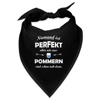 Die Provinz Pommern - Bandana - Schwarz - Vorne