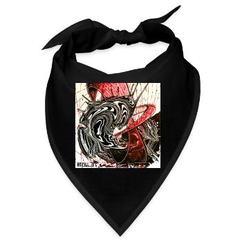 Wave - Bandana - Schwarz - Vorne