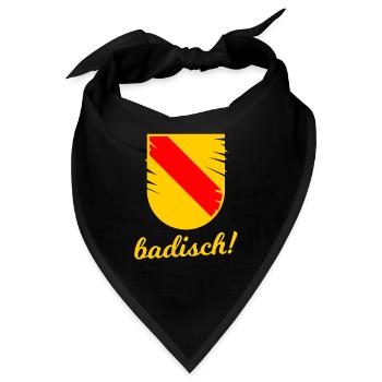 Die Badner im Südwesten - Bandana - Schwarz - Vorne