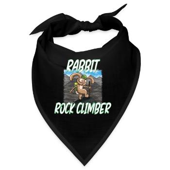 RABBIT ROCK CLIMBER - Bandana - Schwarz - Vorne