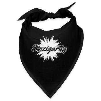 Einzigartig - Bandana - Schwarz - Vorne