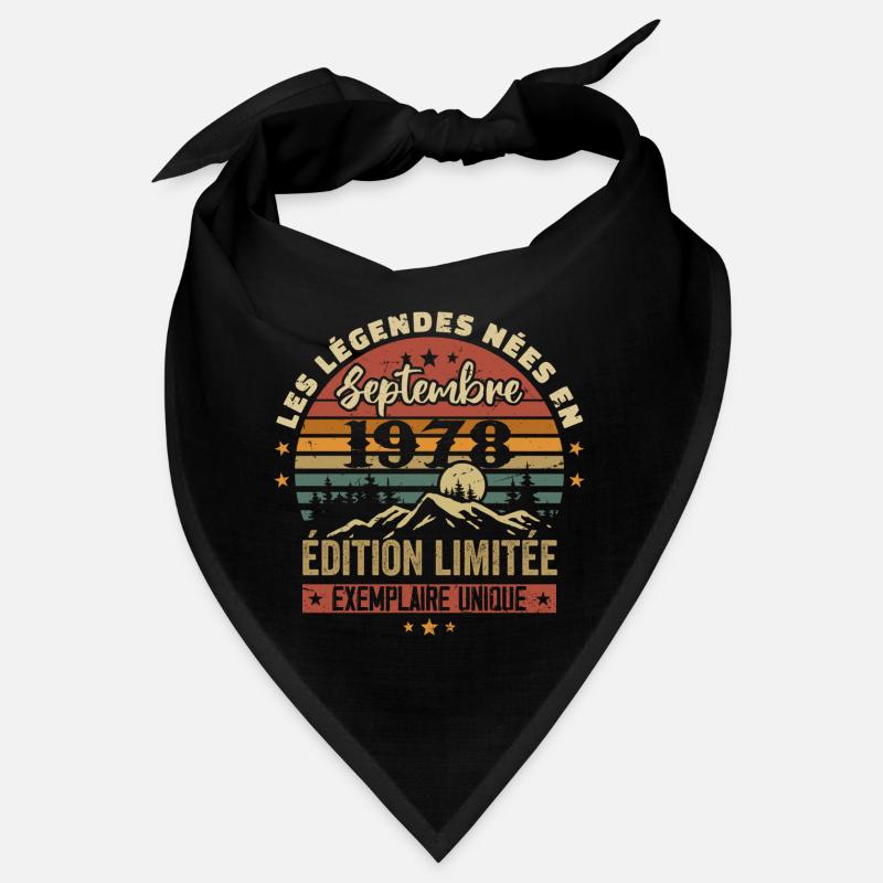 Retro 1978 - Legenden, die im September 1978 geboren wurden Bandana