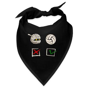 lustige VOLLEYBALL-motivation VOLLEYBALLSPIELER - Bandana - Schwarz - Vorne