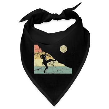 Mama Felsklettern Bergsteigen - Bandana - Schwarz - Vorne