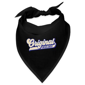 Original Insulaner | Stolzer Inselbewohner - Bandana - Schwarz - Vorne