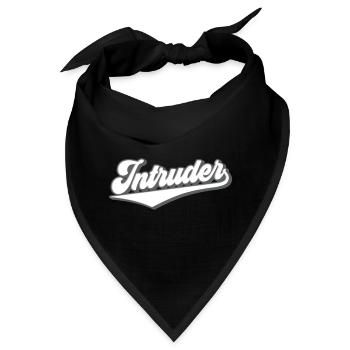 Intruder | Eindringling | Farben änderbar - Bandana - Schwarz - Vorne