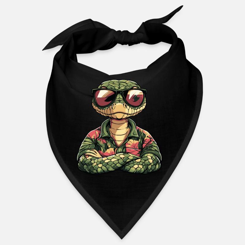 Serpent Cobra Bande Dessinée Drôle Été Bandana
