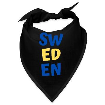Schweden - Bandana - Schwarz - Vorne