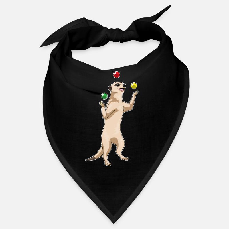 Jongleur de suricate jonglant Bandana
