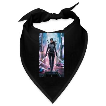 Ninja-Superhero - Bandana - Schwarz - Vorne