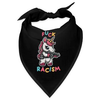 Liebe und Freiheit, Einigkeit, Diversität - Bandana - Schwarz - Vorne