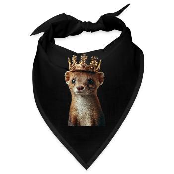 Wiesel - Bandana - Schwarz - Vorne