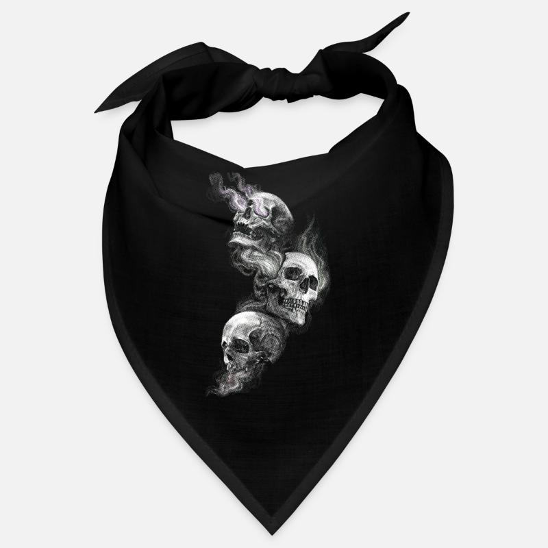 Crânes - Bandana - noir