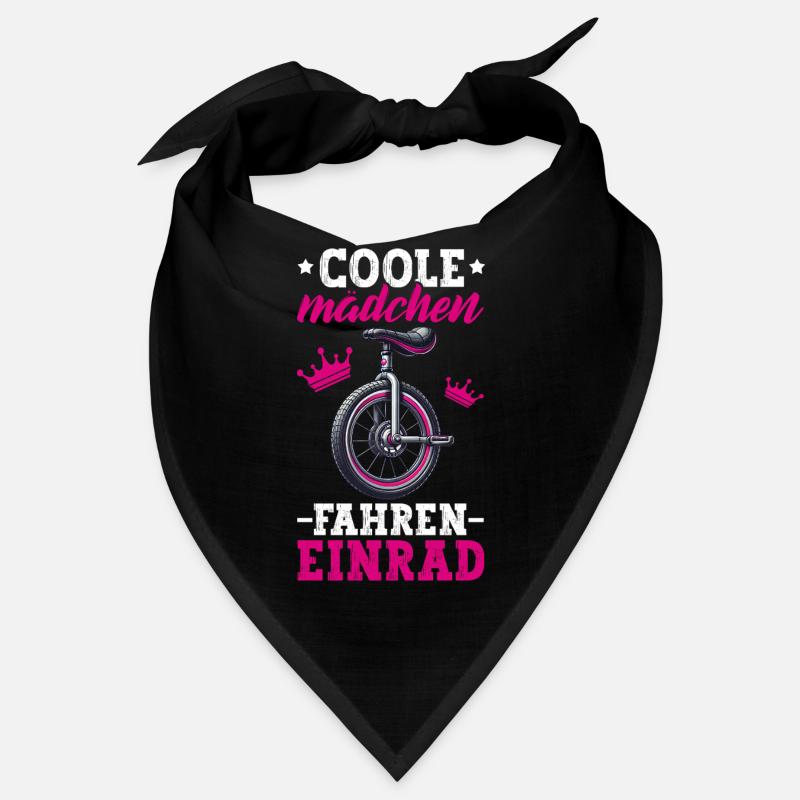 Fille cool en monocycle Bandana