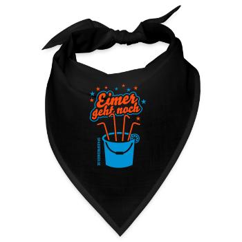 Mallorca Sangria T Shirt Eimer geht noch - Bandana - Schwarz - Vorne