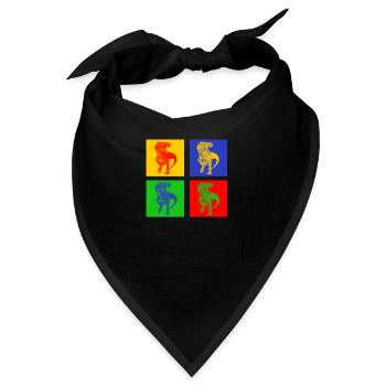 Tyrannosaurus-Rex - Bandana - Schwarz - Vorne