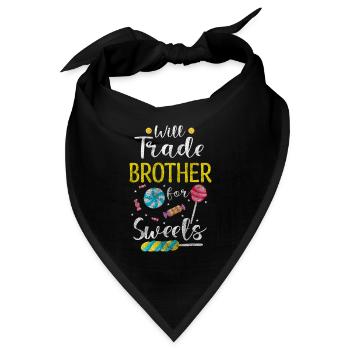 Süßigkeiten Kinder Törtchen - Bandana - Schwarz - Vorne