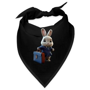 Business Rabbit - Bandana - Schwarz - Vorne