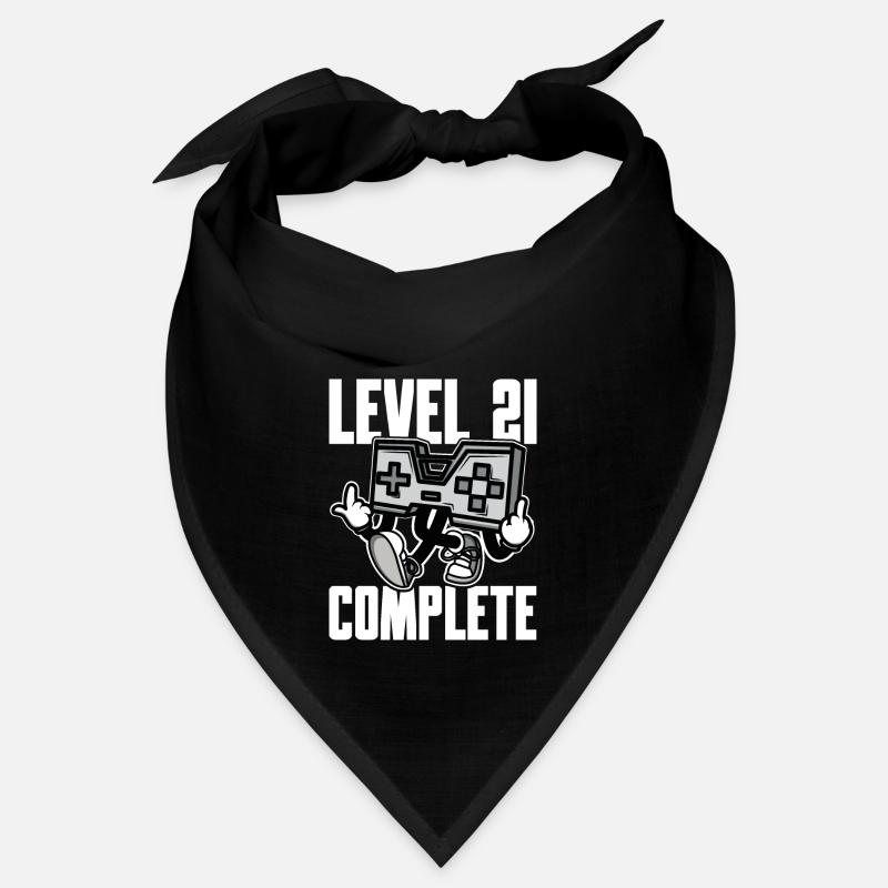Level 21 Complete Geburtstagsgeschenk 21 Jahre Bandana