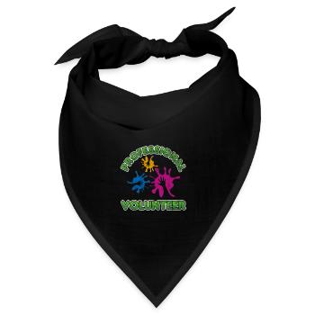 Professionelle Freiwillige Freiwillige Freiwillige - Bandana - Schwarz - Vorne