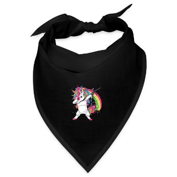 Paintball Einhorn Paintball Spieler Paintball - Bandana - Schwarz - Vorne