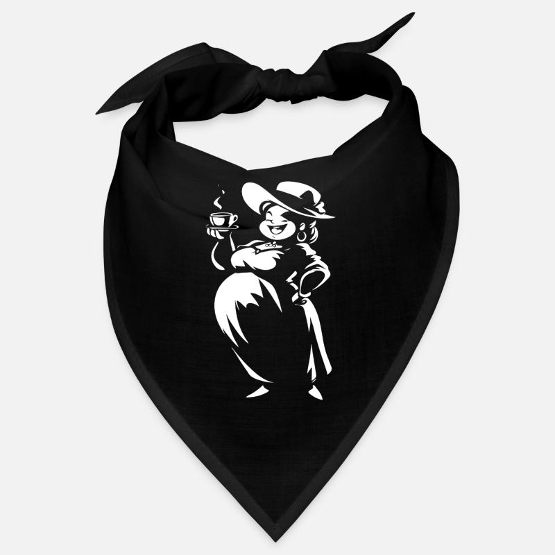 Funny Tea Aunt Design – For Real Tea Lovers Bandana