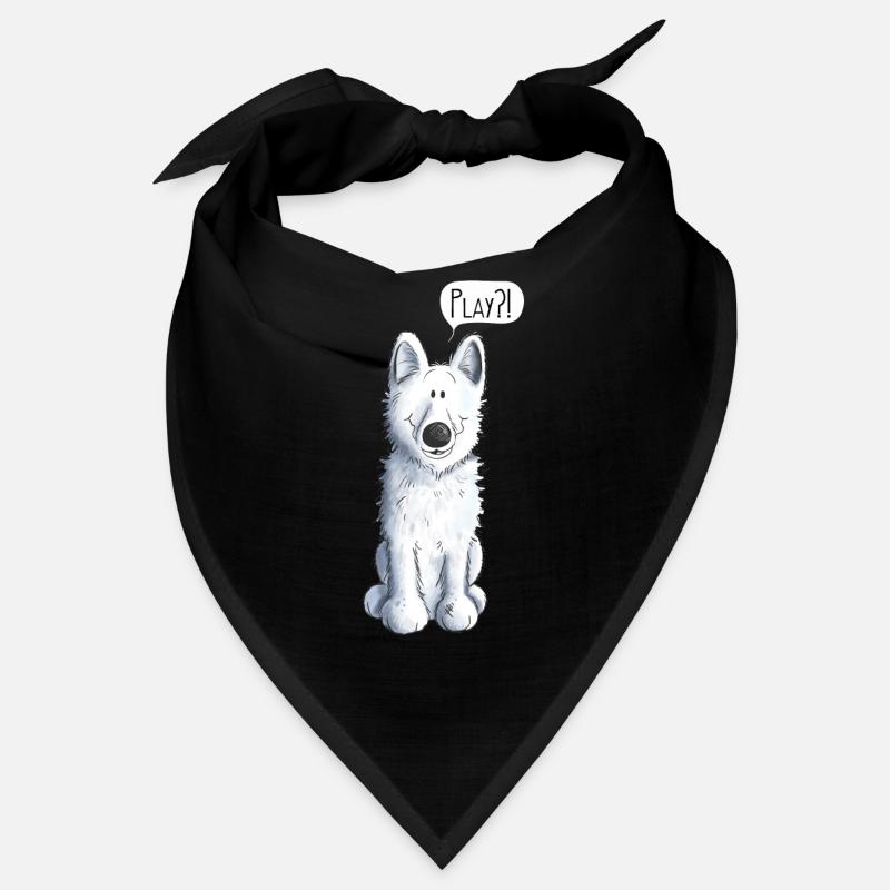 Schweizer Schäferhund Play - Bandana - Schwarz