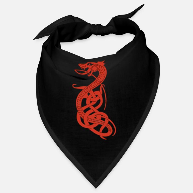 Infinite red snake Bandana
