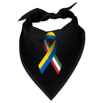 Ungarn für Frieden in der Ukraine - Bandana - Schwarz - Vorne
