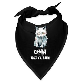 Chava (Chava) - Bandana - Schwarz - Vorne