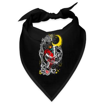 Gothic - Bandana - Schwarz - Vorne