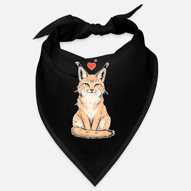 Luchs mit Herz – Wild & Liebevoll Bandana
