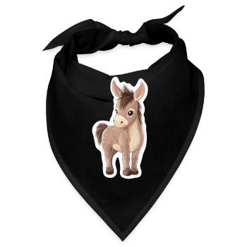 Esel - Bandana - Schwarz - Vorne
