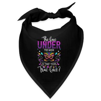 Party Parade Maskiert Schutz - Bandana - Schwarz - Vorne