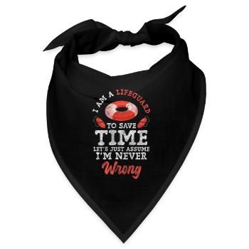 Schwimmer Hallenbad Freibad - Bandana - Schwarz - Vorne