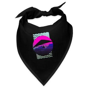 Hanggleiter Drachenflieger Deltasegler - Bandana - Schwarz - Vorne